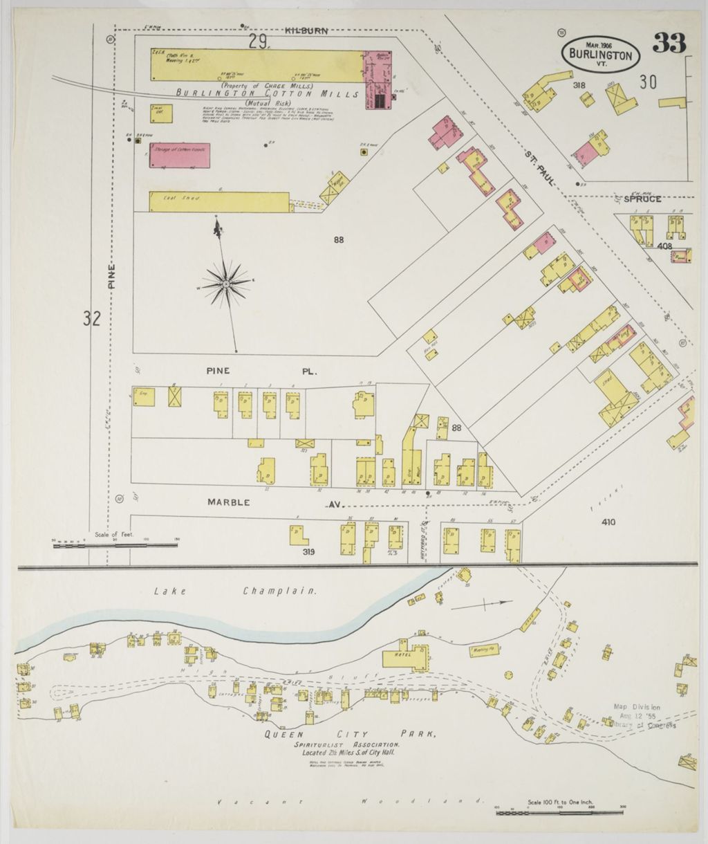 Miniature of Burlington 1906, sheet 33