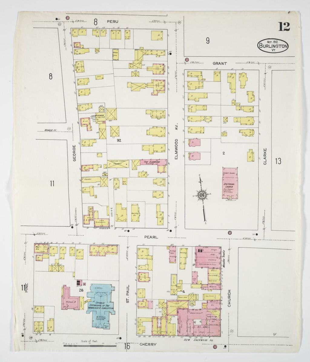 Miniature of Burlington 1912, sheet 12