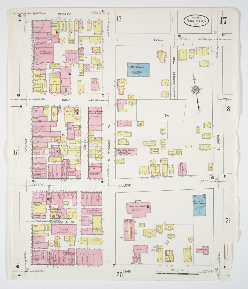 Miniature of Burlington 1912, sheet 17