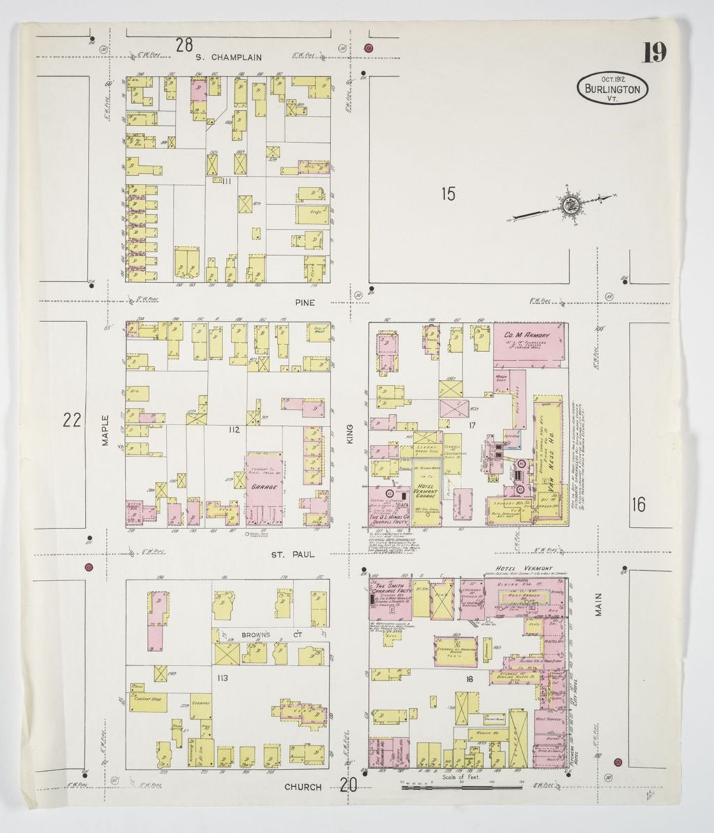 Miniature of Burlington 1912, sheet 19