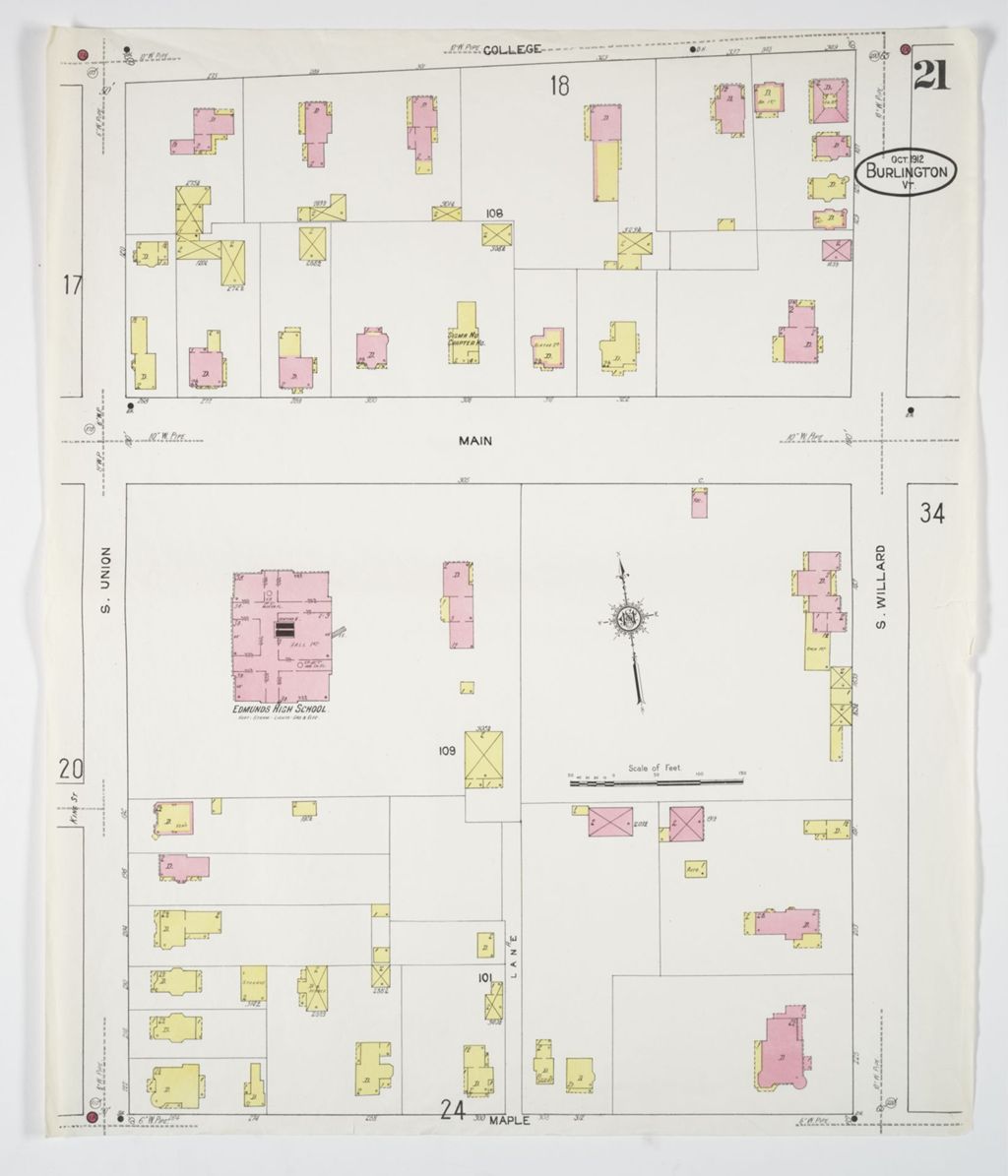 Miniature of Burlington 1912, sheet 21