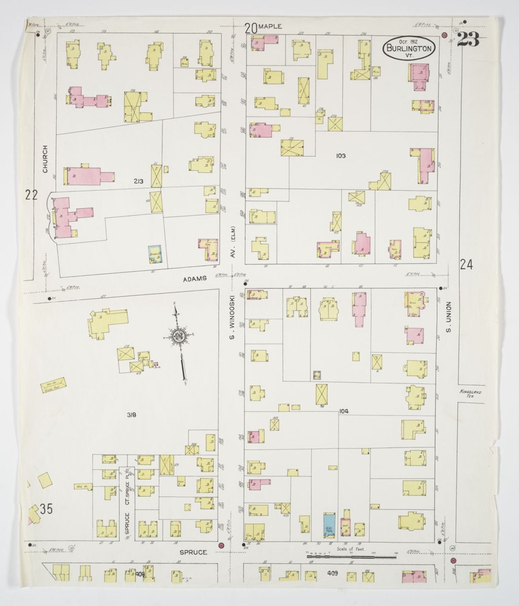 Miniature of Burlington 1912, sheet 23