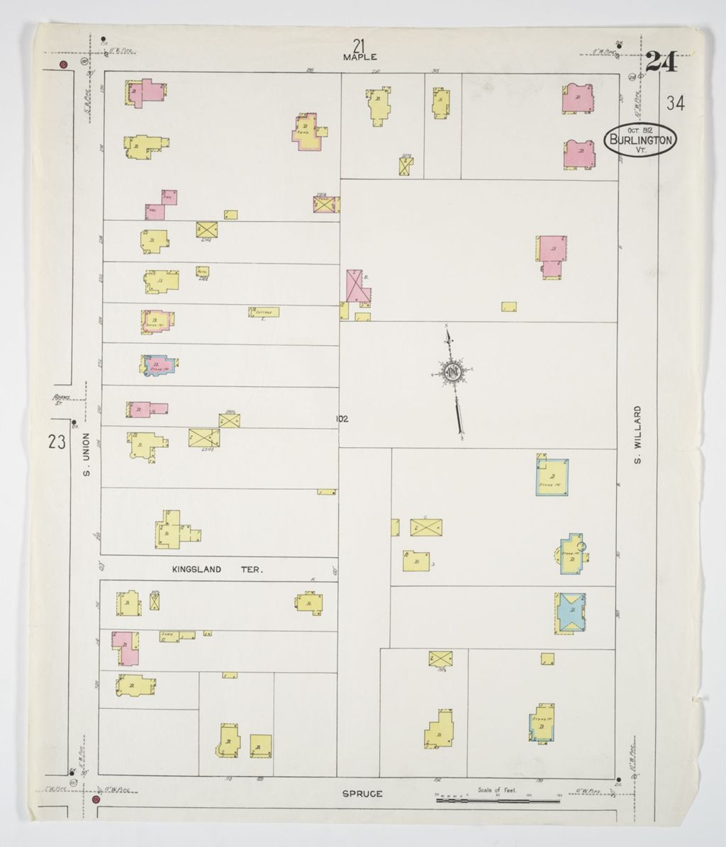 Miniature of Burlington 1912, sheet 24