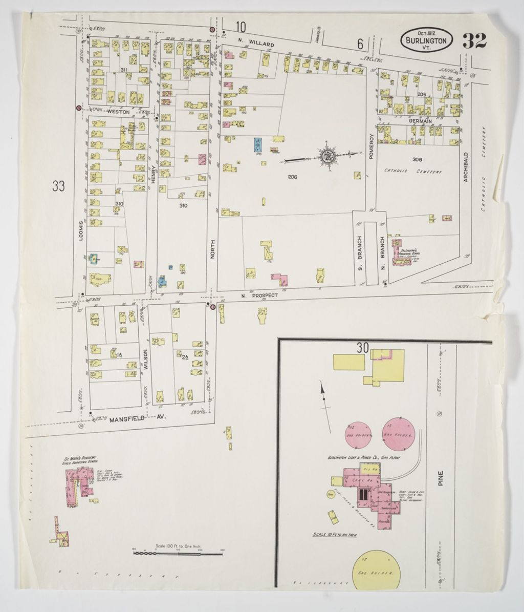 Miniature of Burlington 1912, sheet 32