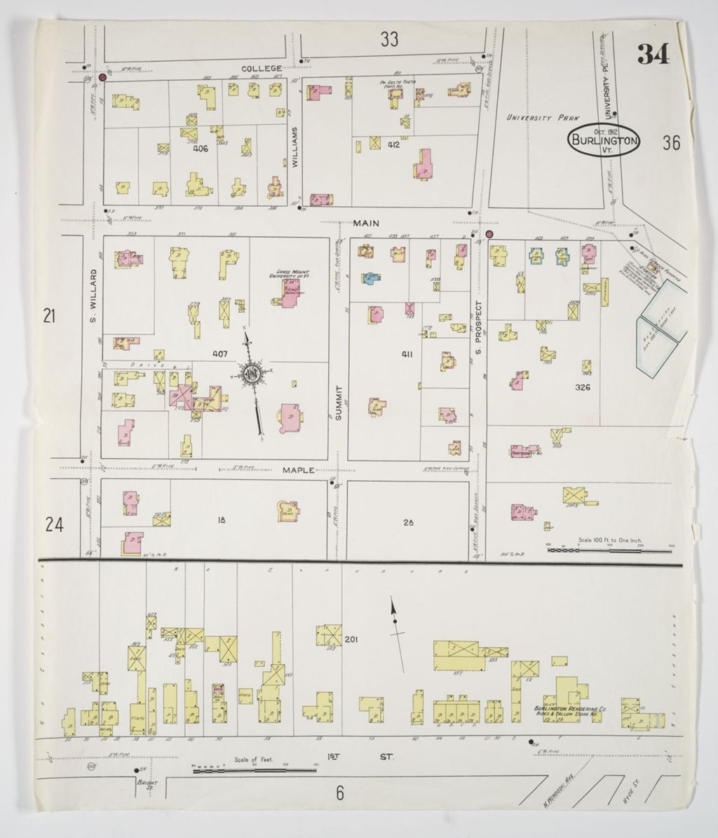 Miniature of Burlington 1912, sheet 34