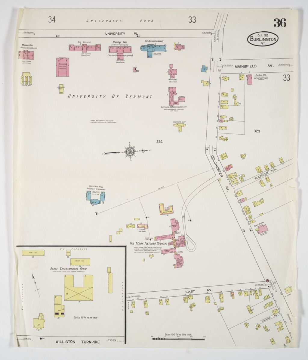 Miniature of Burlington 1912, sheet 36