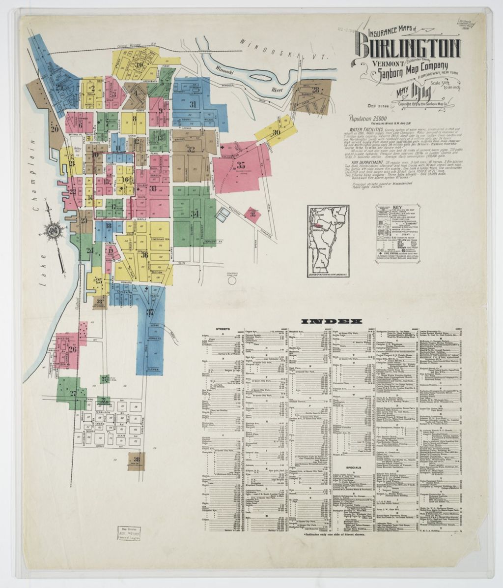 Miniature of Burlington 1919, index