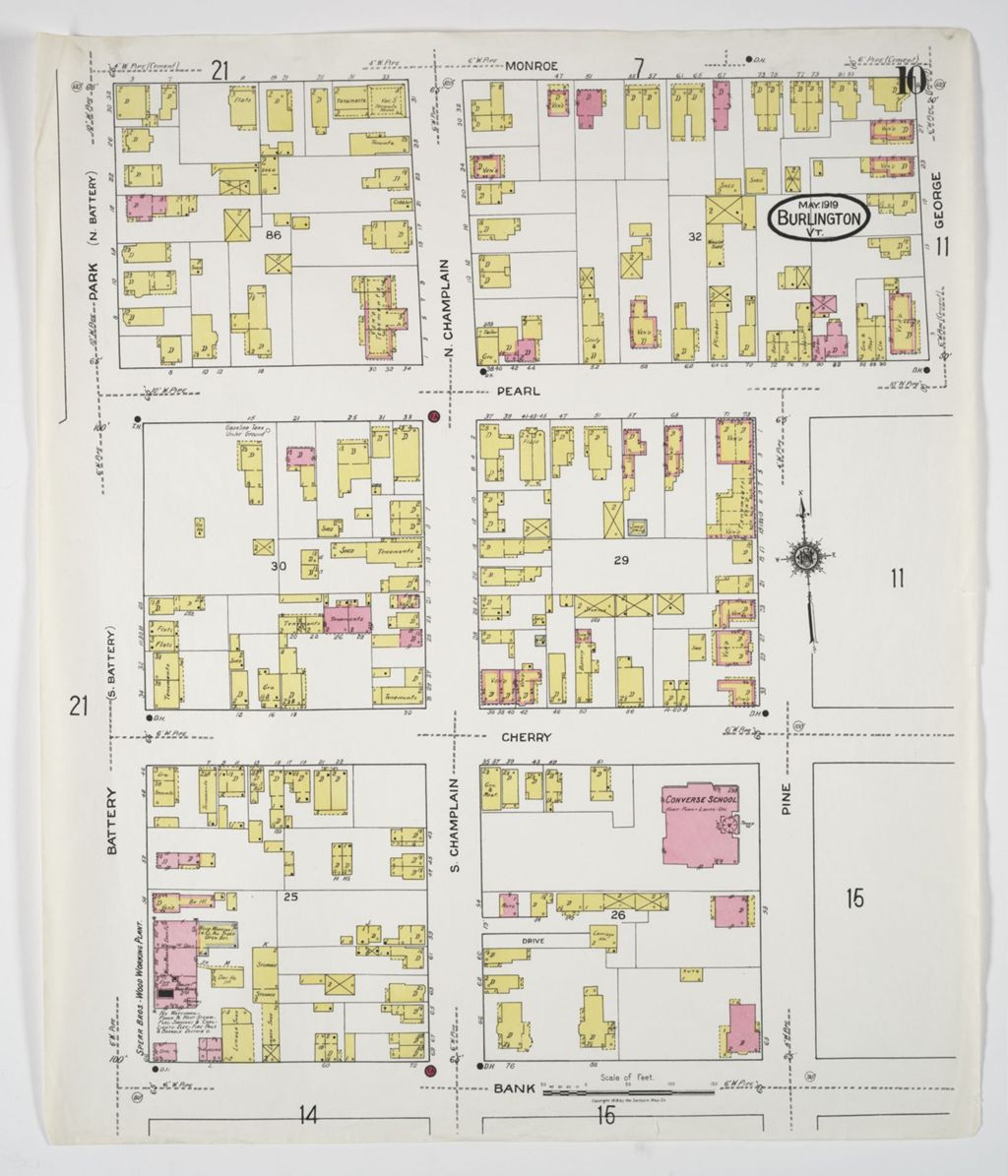 Miniature of Burlington 1919, sheet 10