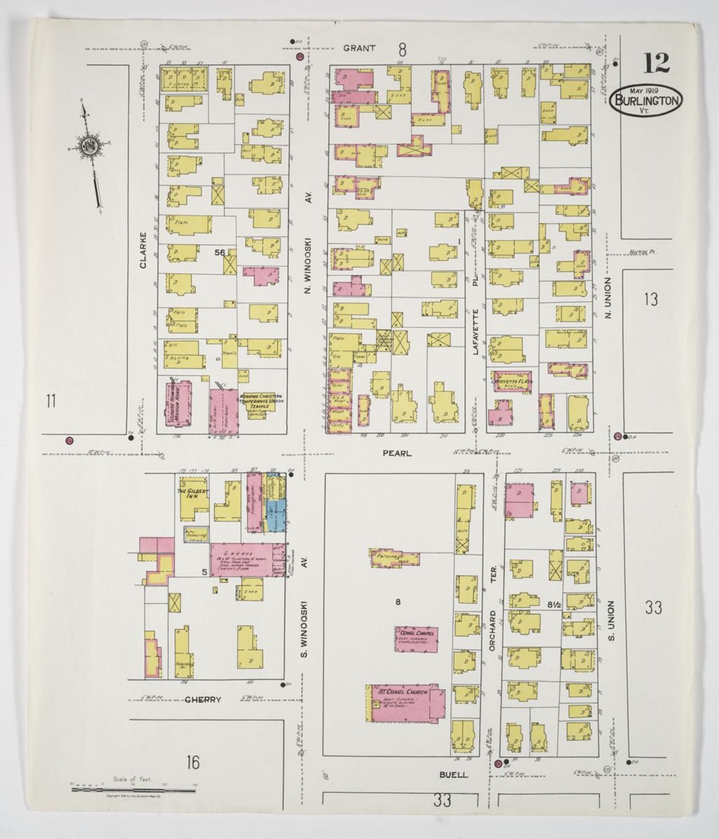 Miniature of Burlington 1919, sheet 12