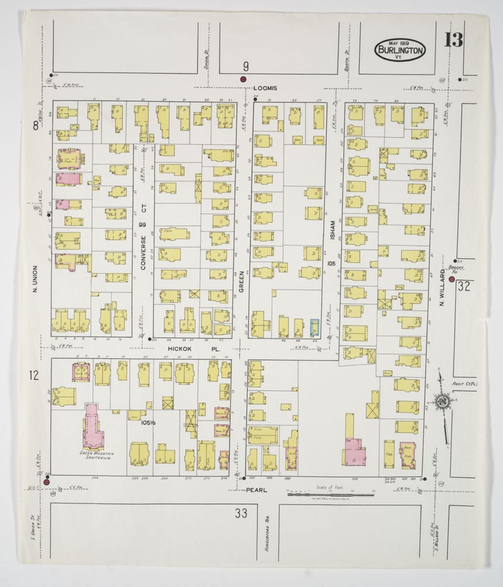 Miniature of Burlington 1919, sheet 13