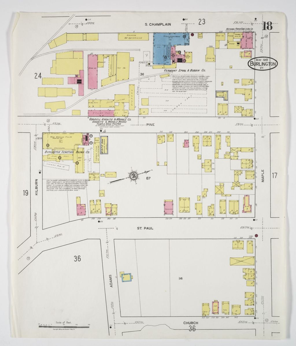 Miniature of Burlington 1919, sheet 18