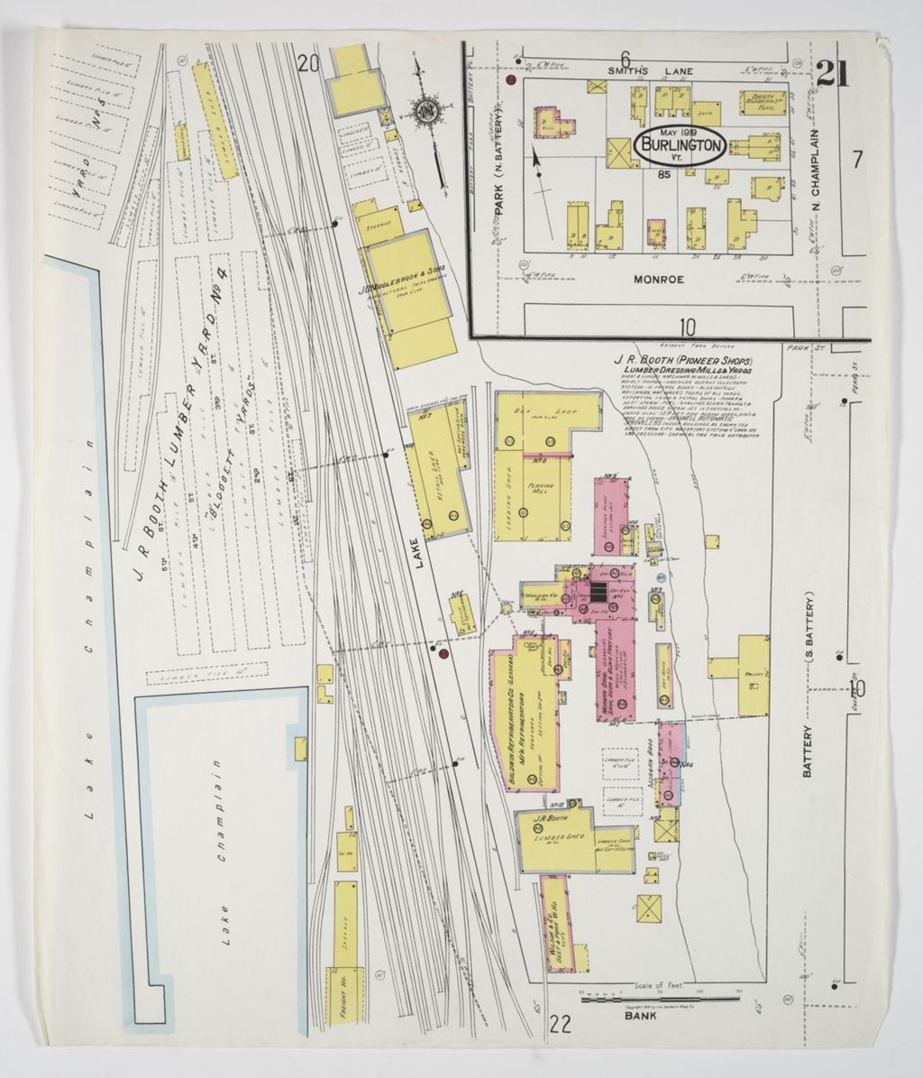 Miniature of Burlington 1919, sheet 21