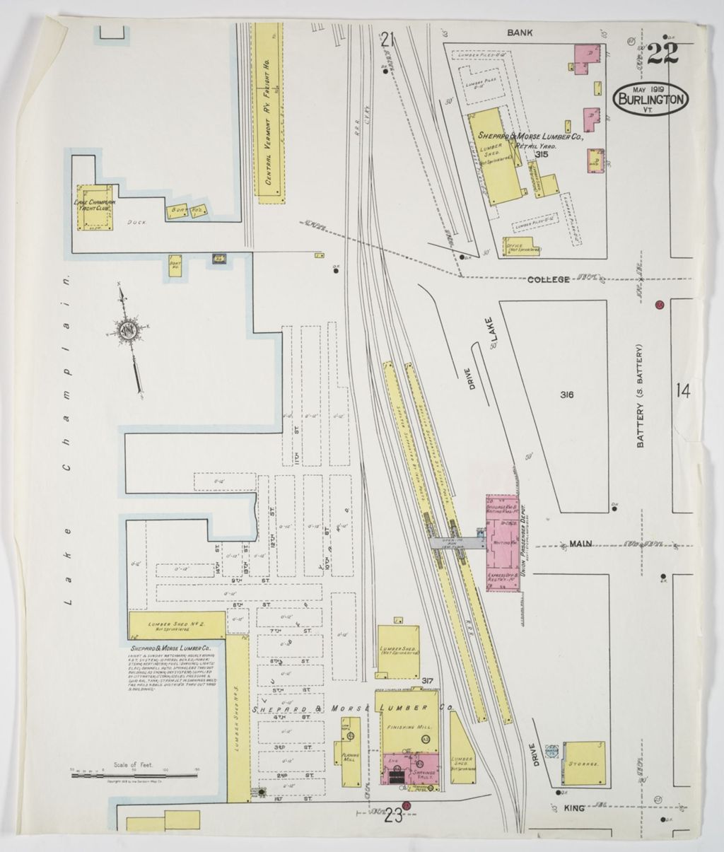 Miniature of Burlington 1919, sheet 22