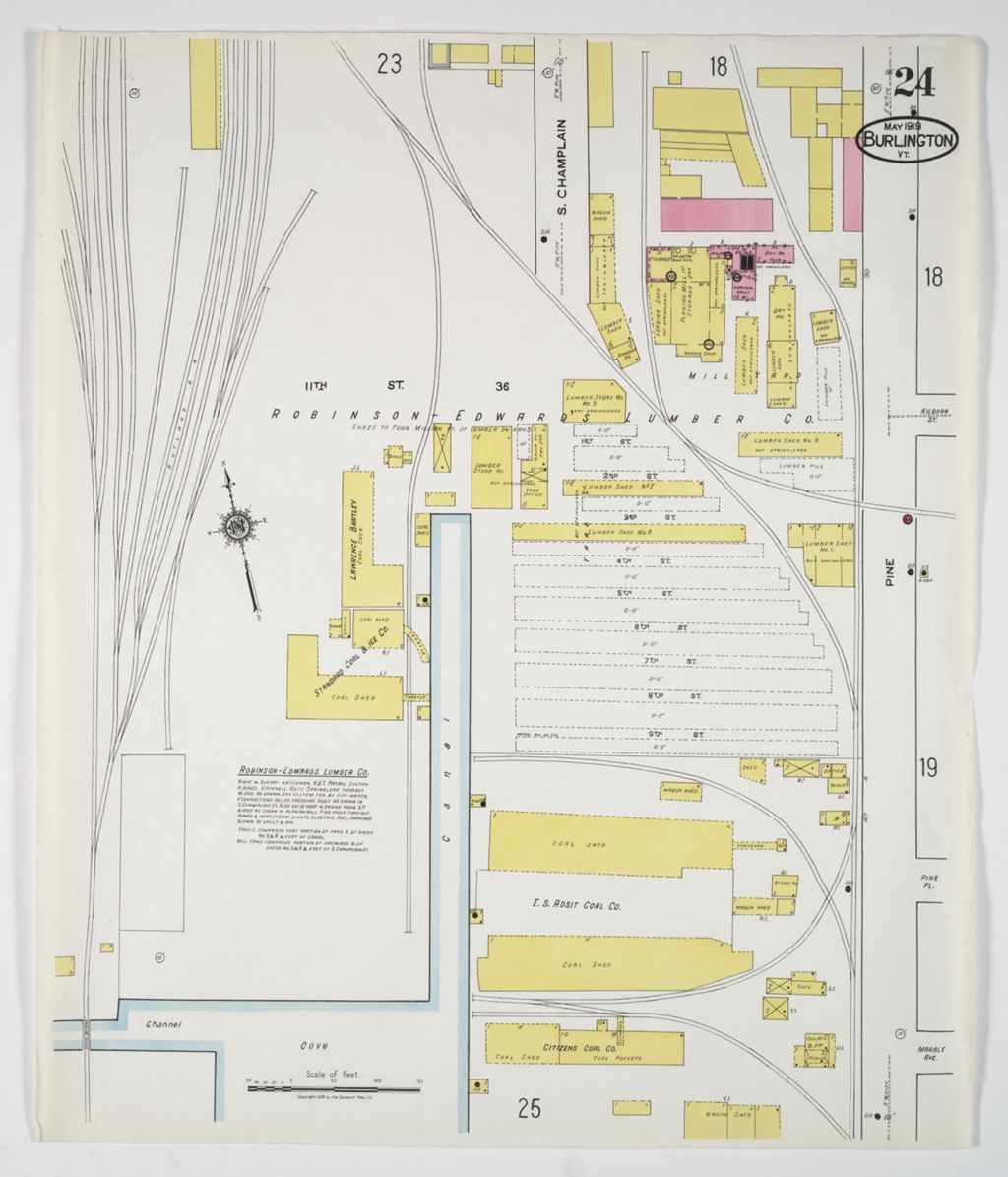 Miniature of Burlington 1919, sheet 24