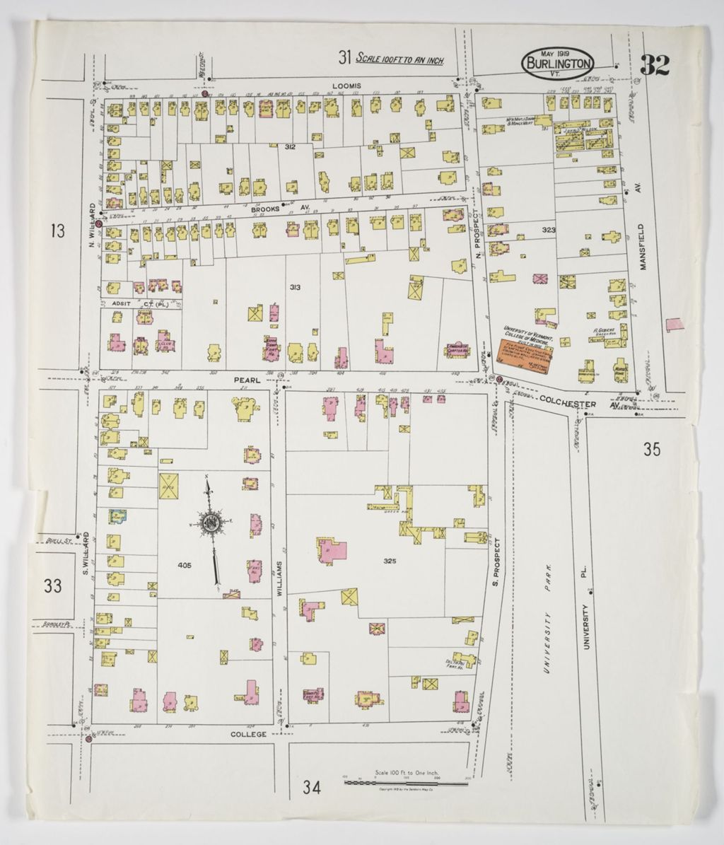 Miniature of Burlington 1919, sheet 32