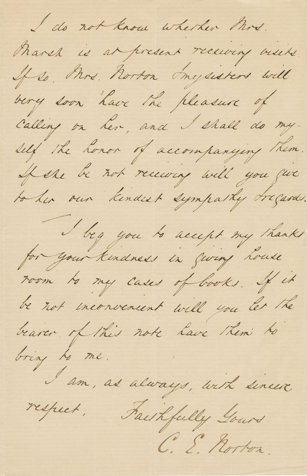 Miniature of Letter from CHARLES ELIOT NORTON to GEORGE PERKINS MARSH, dated December 11, 1870.