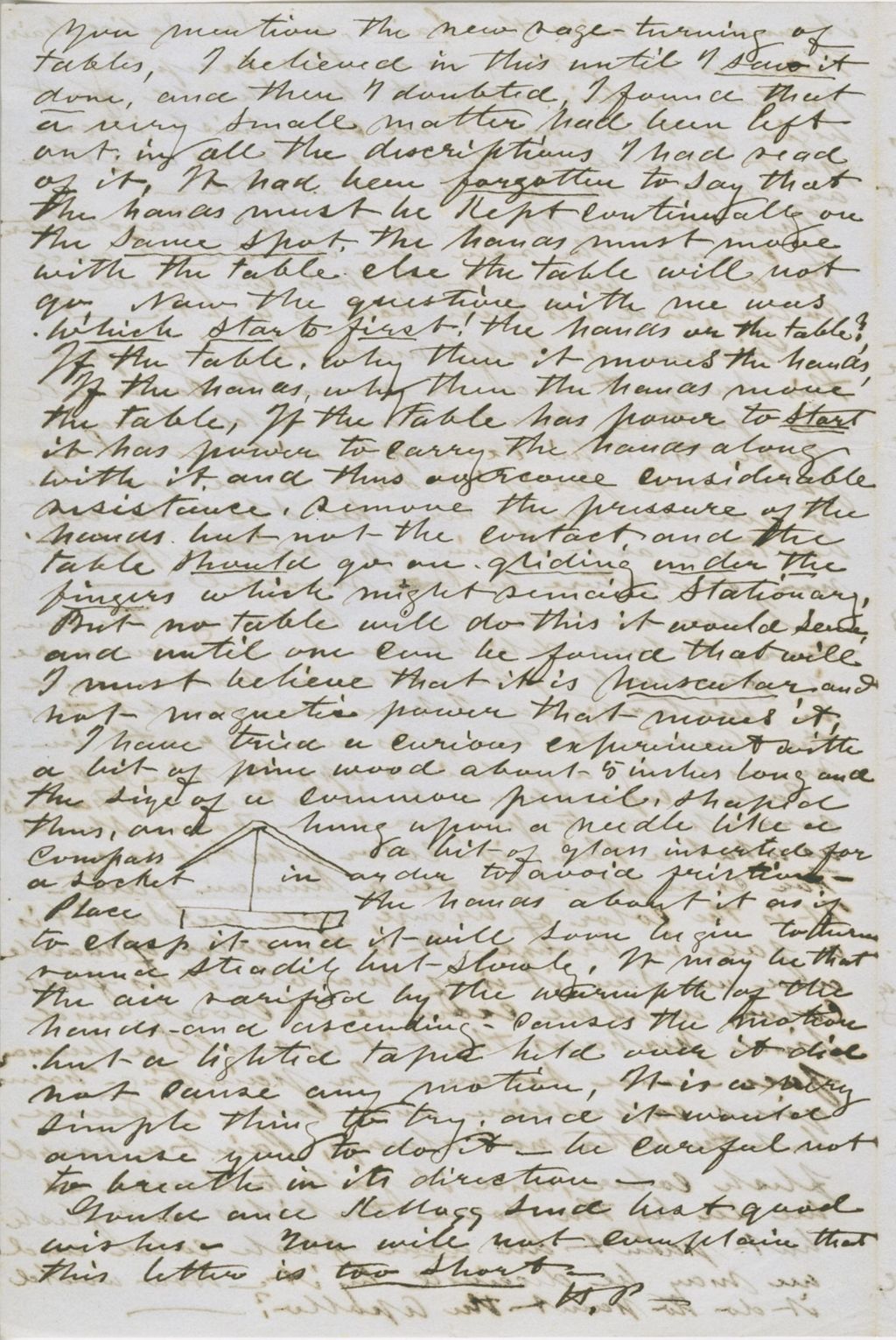 Miniature of Letter from HIRAM POWERS to GEORGE PERKINS MARSH, dated June 18, 1853.