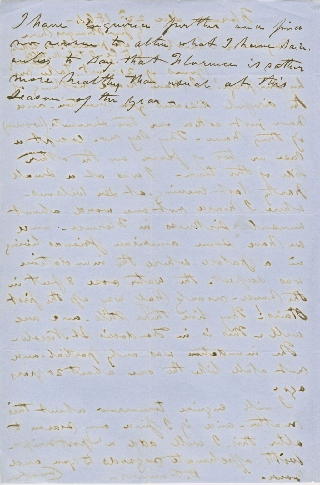 Miniature of Letter from HIRAM POWERS to GEORGE PERKINS MARSH, dated December 22, 1864.