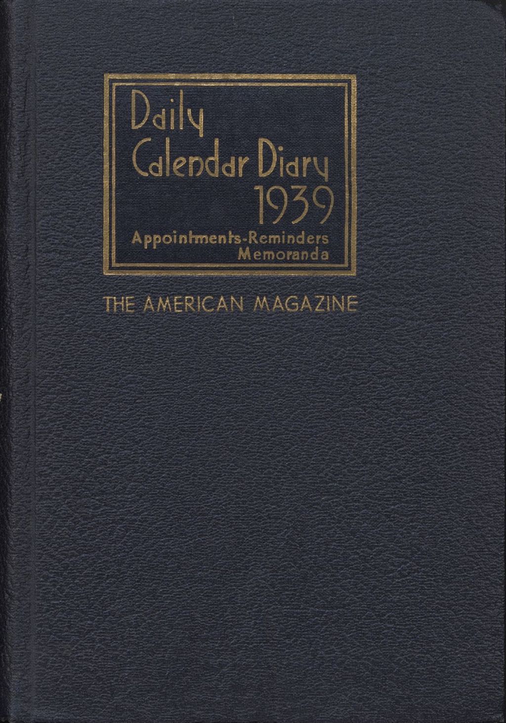 Miniature of Mary Jean Simpson Diary, 1939