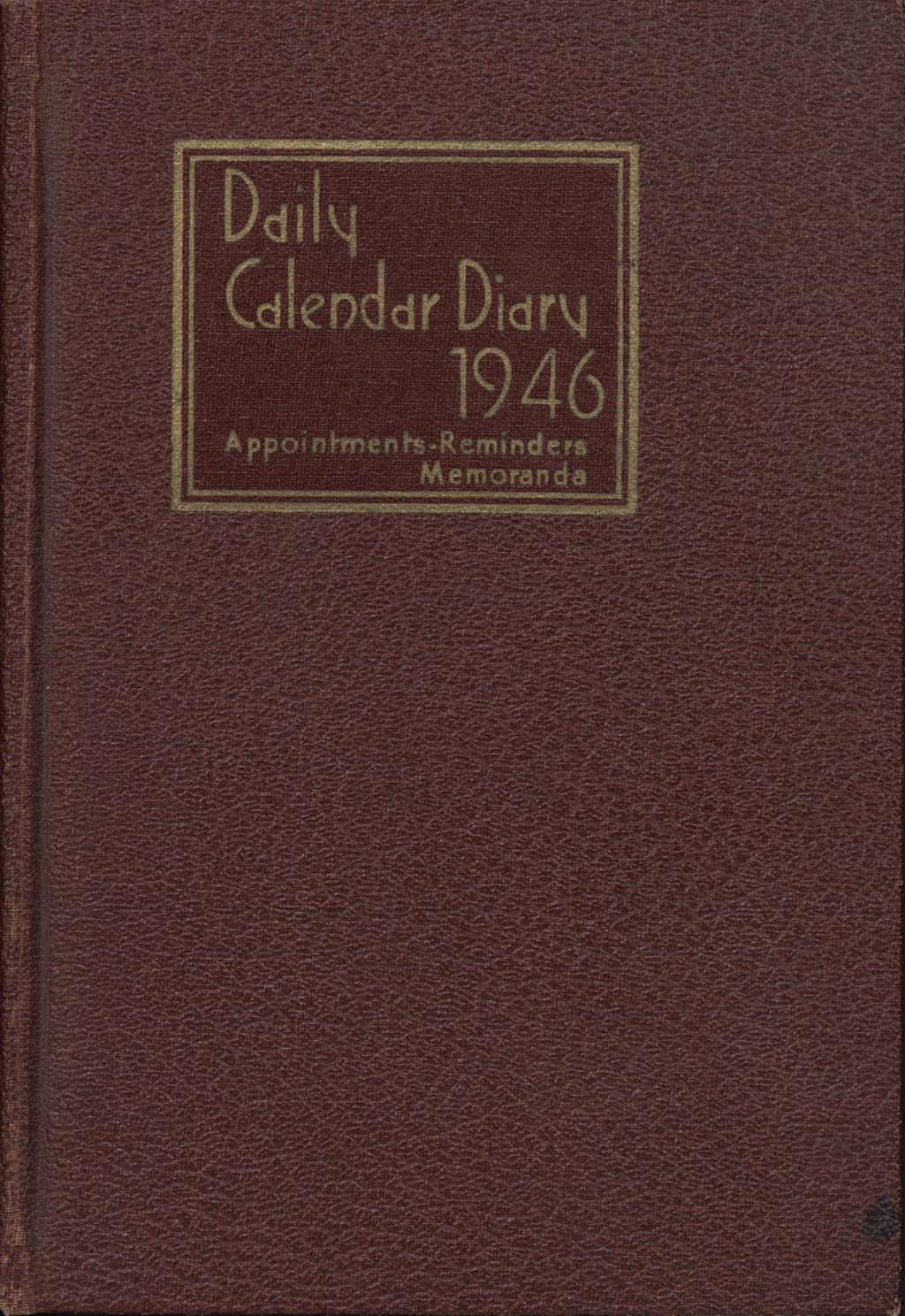 Miniature of Mary Jean Simpson Diary, 1946