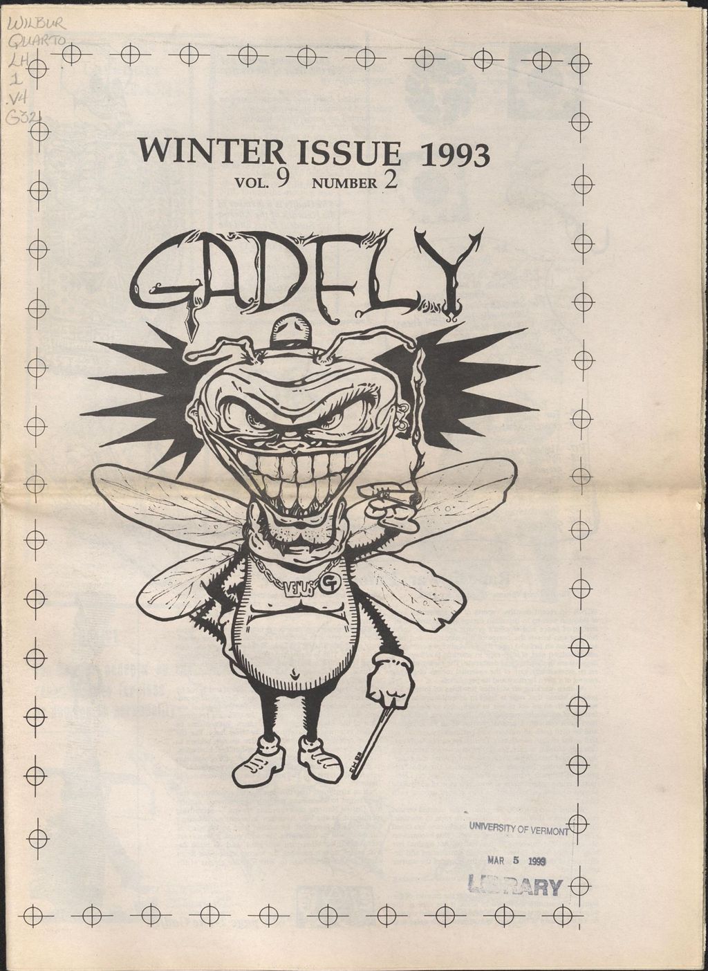 Miniature of The Gadfly : a UVM student newspaper, vol. 09, n. 02