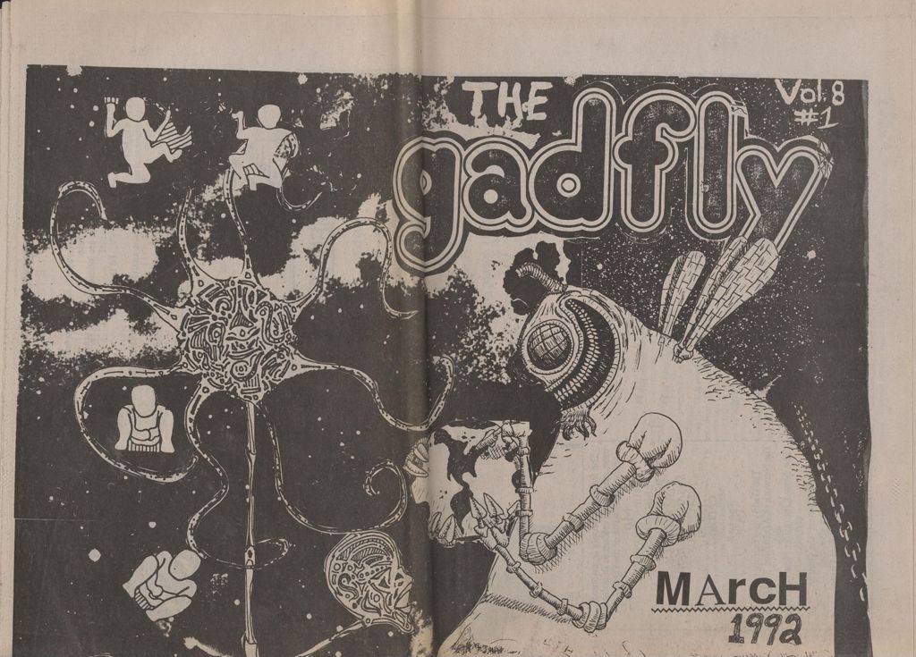 Miniature of The Gadfly : a UVM student newspaper, vol. 08, n. 01