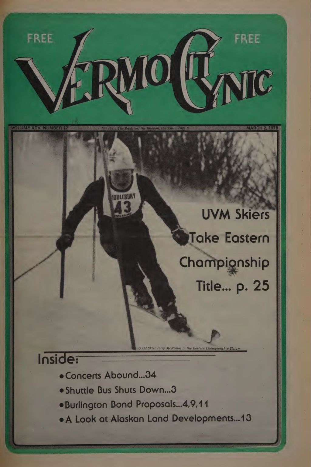 Miniature of Vermont Cynic, 1978, March