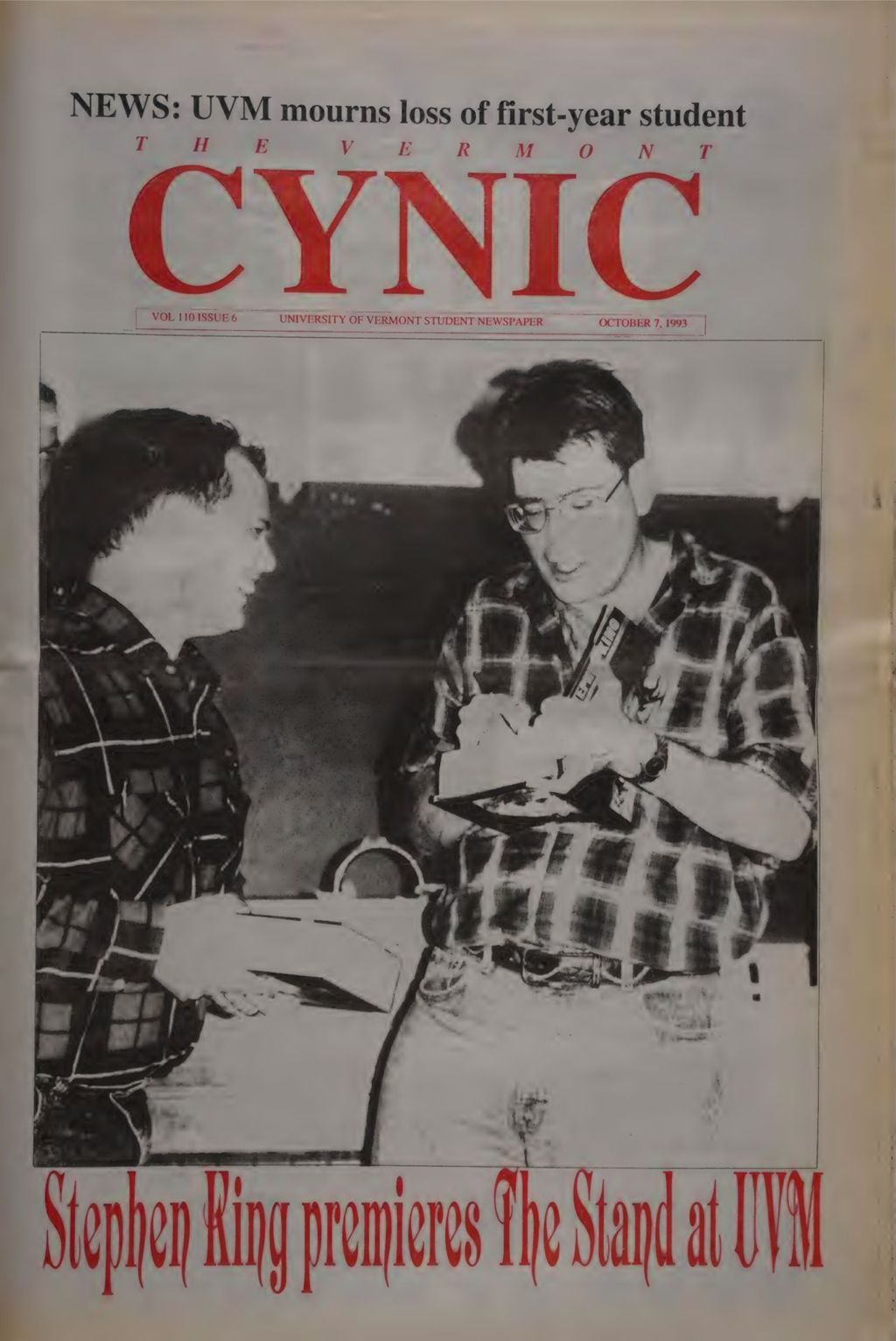 Miniature of Vermont Cynic, 1993, October