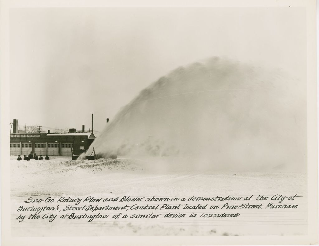 Miniature of Burlington Street Department Buildings - Equipment