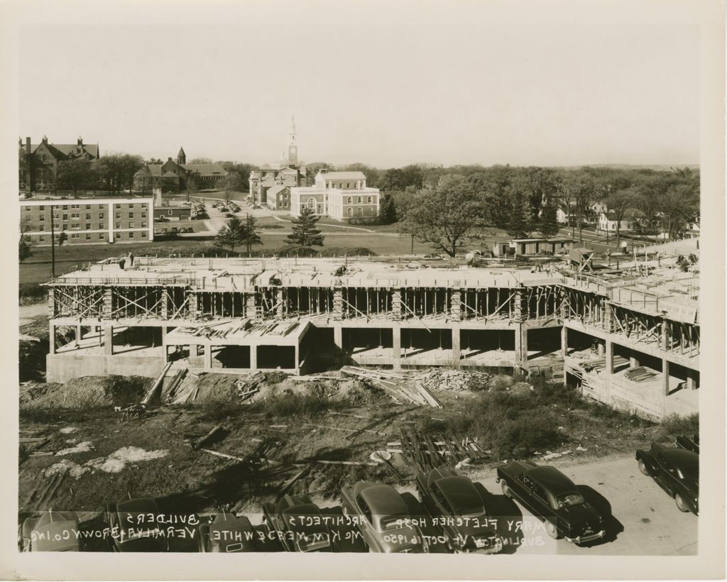 Miniature of Mary Fletcher Hospital, Burlington - Construction