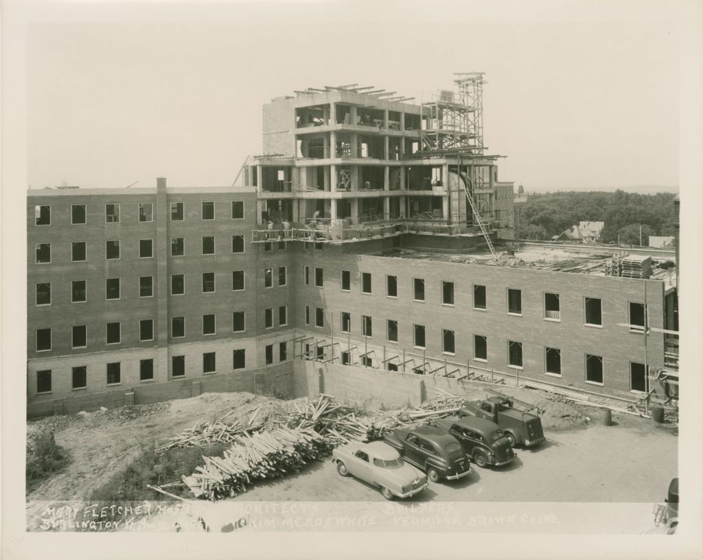 Miniature of Mary Fletcher Hospital, Burlington - Construction