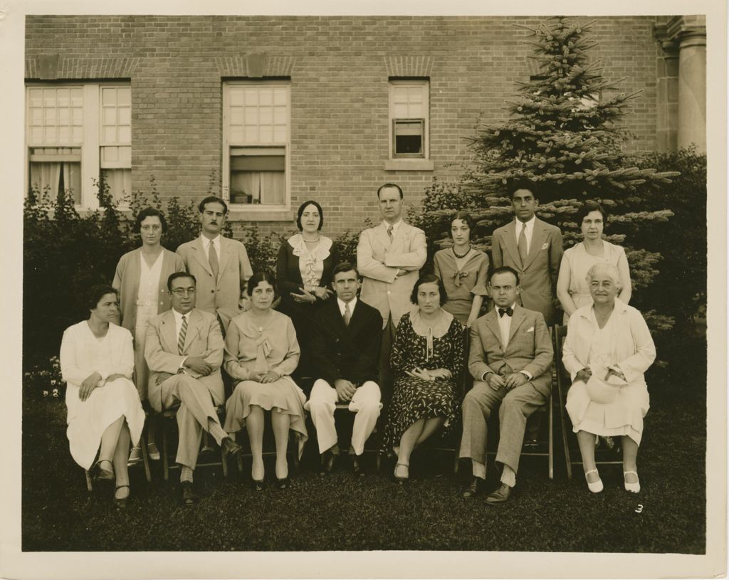 Miniature of Portraits, families, unidentified