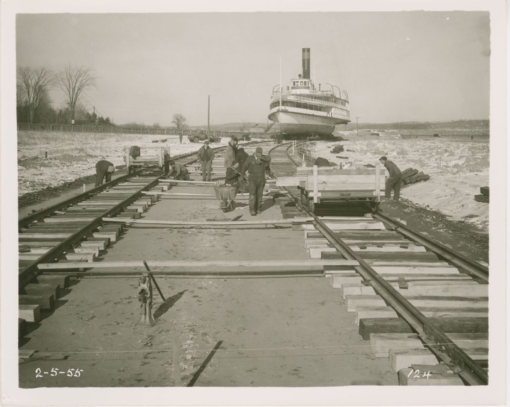 Miniature of Ticonderoga - Move to Shelburne Museum