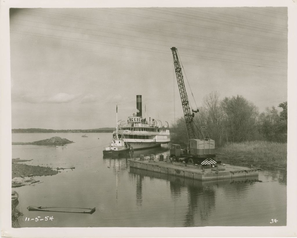 Miniature of Ticonderoga - Move to Shelburne Museum