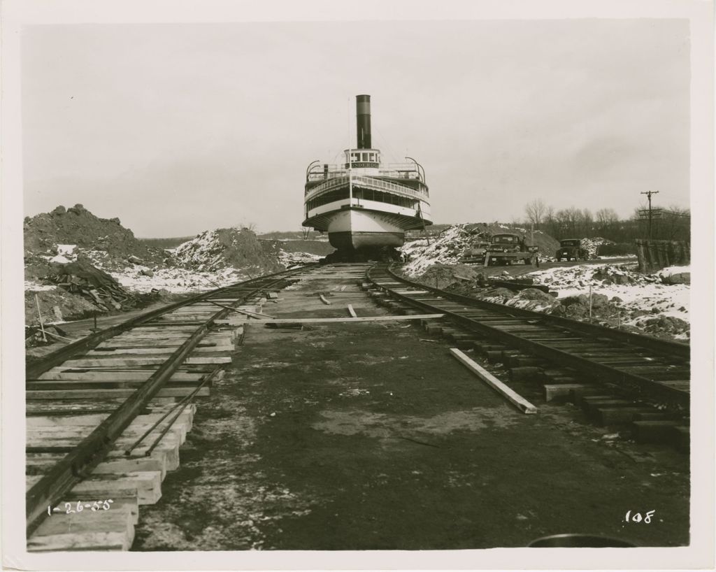 Miniature of Ticonderoga - Move to Shelburne Museum