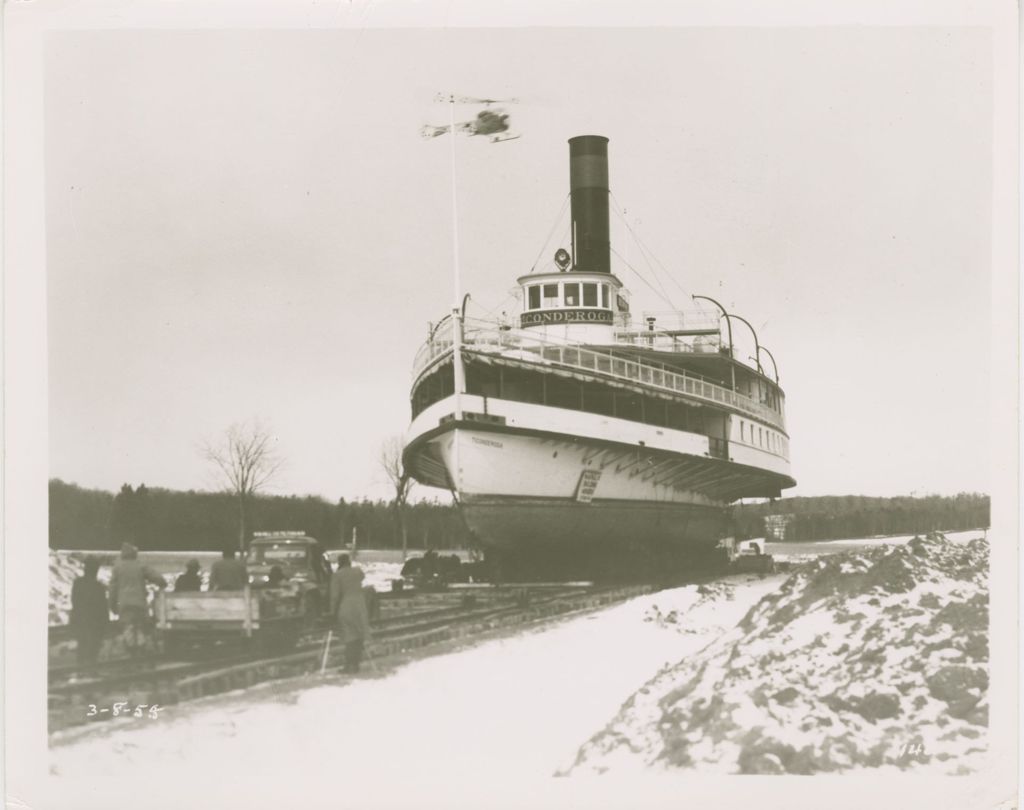 Miniature of Ticonderoga - Move to Shelburne Museum