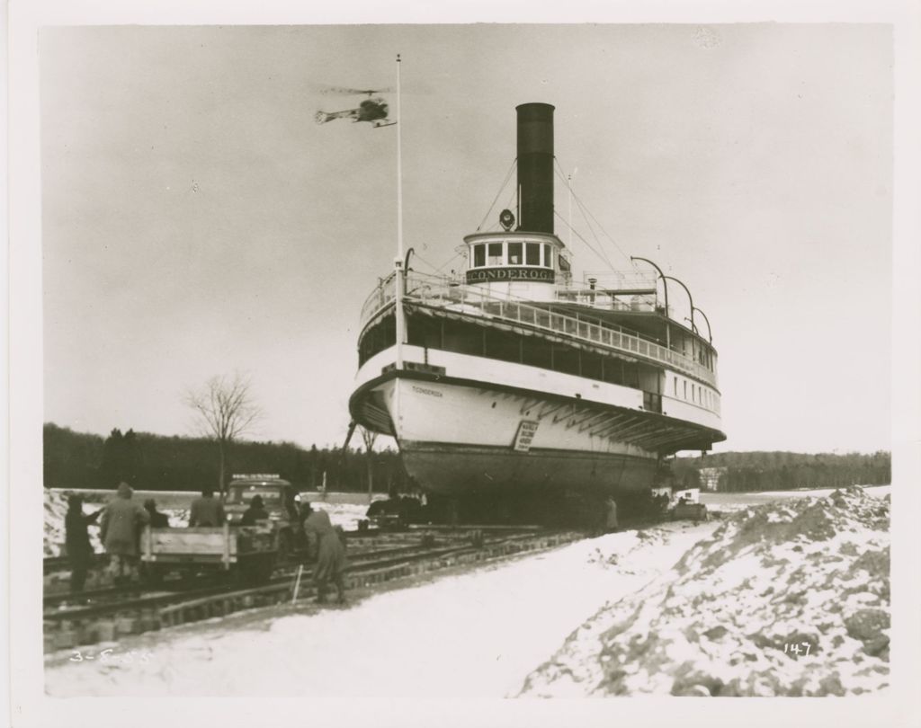 Miniature of Ticonderoga - Move to Shelburne Museum