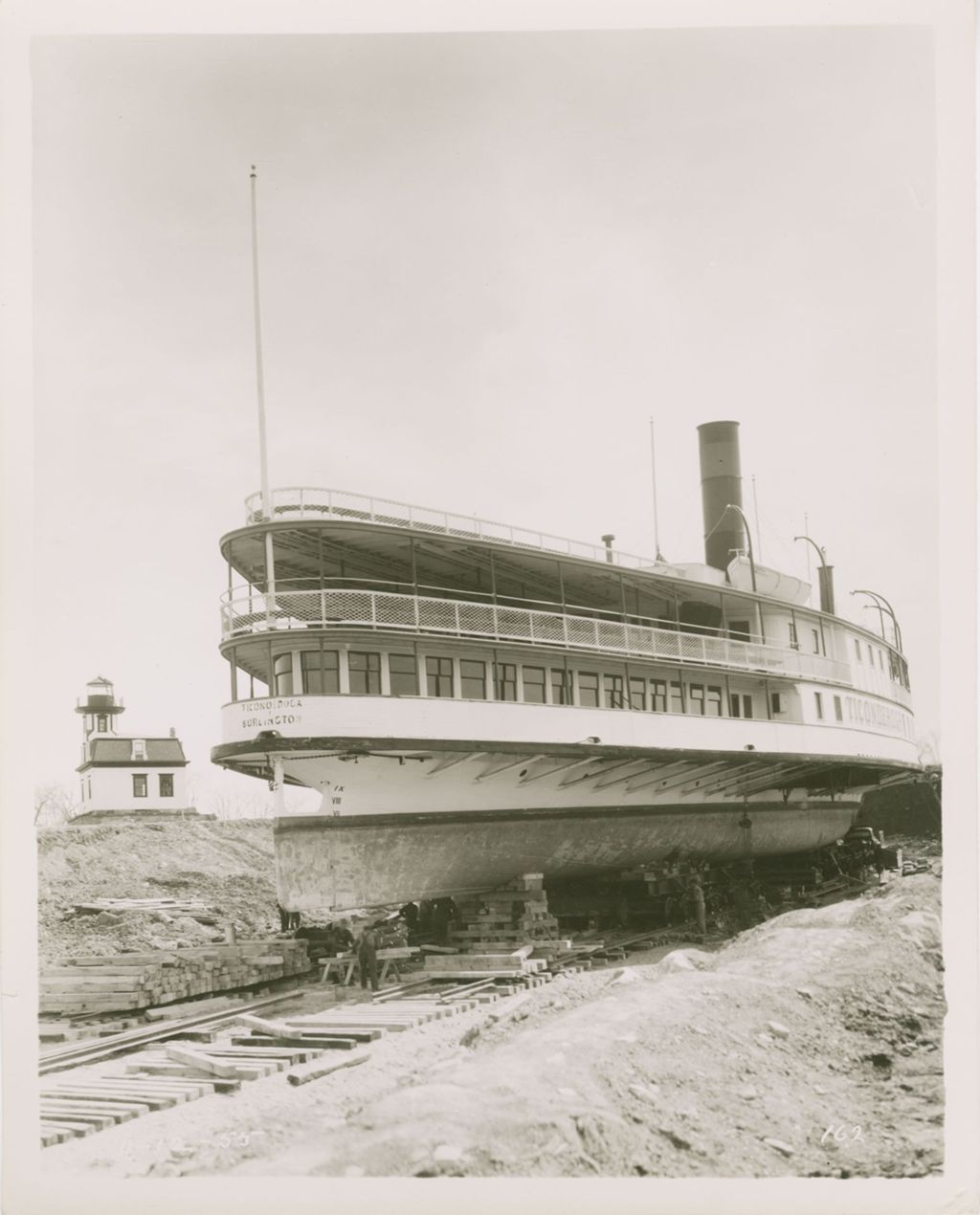 Miniature of Ticonderoga - Move to Shelburne Museum