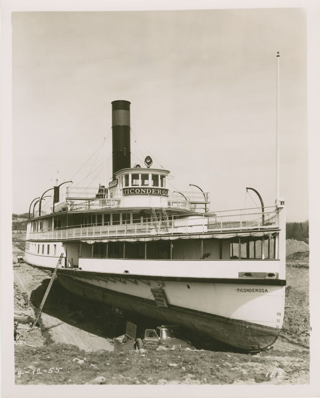 Miniature of Ticonderoga - Move to Shelburne Museum