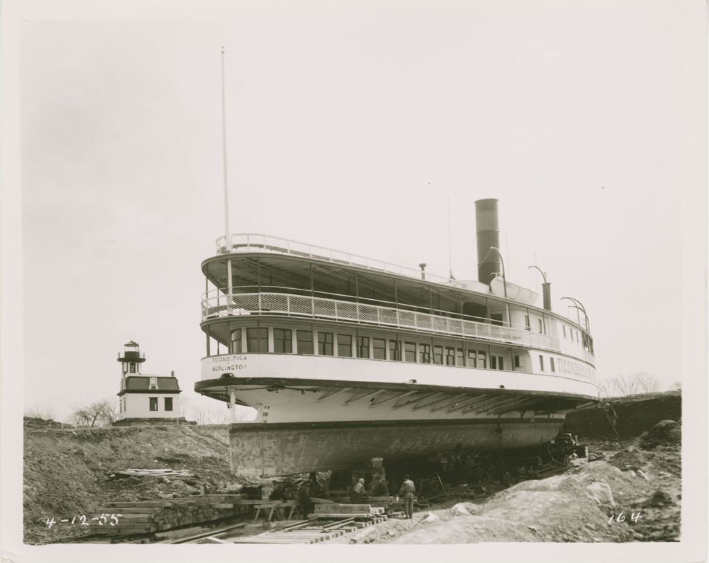 Miniature of Ticonderoga - Move to Shelburne Museum