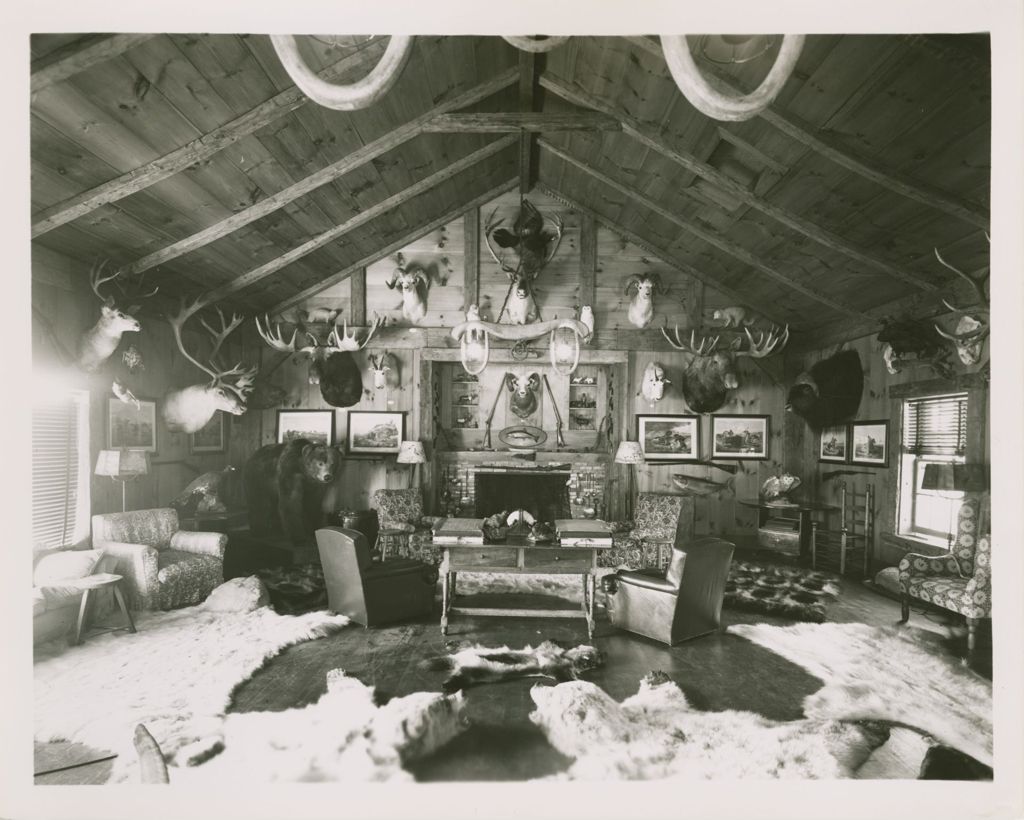 Miniature of Webb Estate - Trophy Room (Shelburne, VT) later in Shelburne Museum