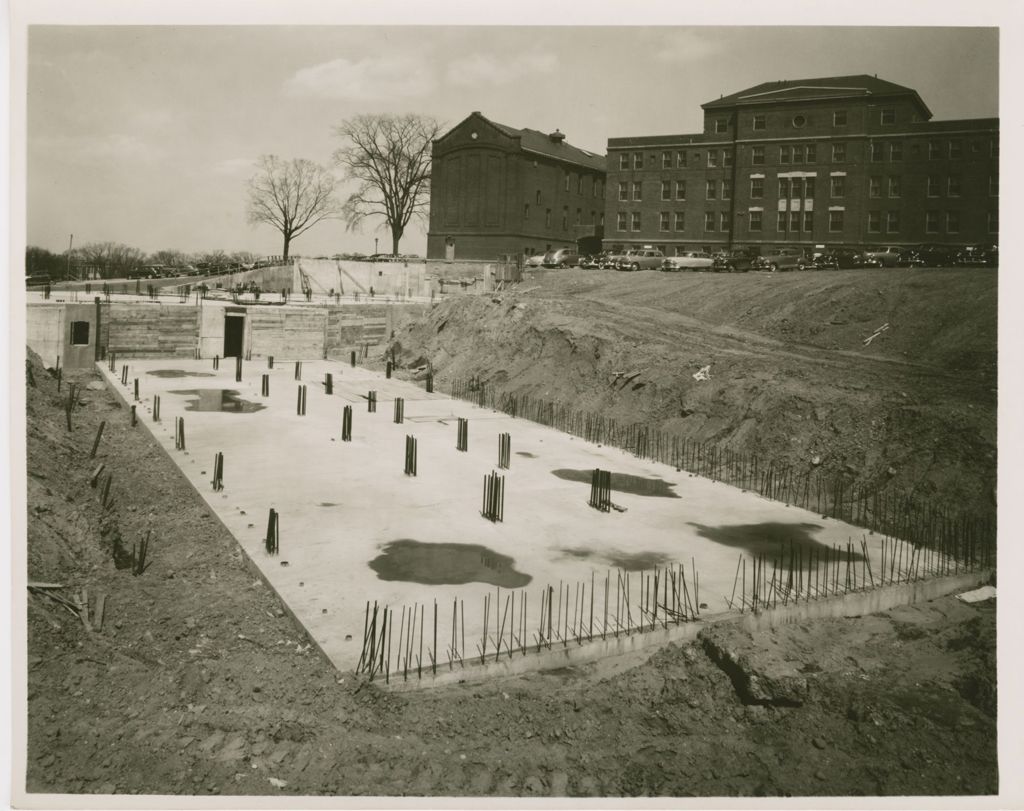 Miniature of Mary Fletcher Hospital, Burlington - Construction