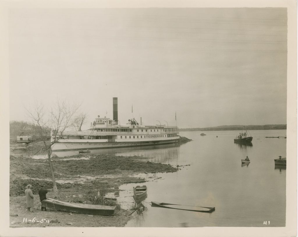 Miniature of Ticonderoga - Move to Shelburne Museum