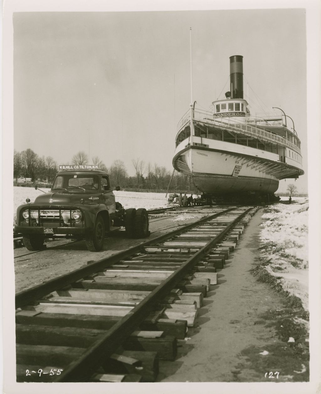 Miniature of Ticonderoga - Move to Shelburne Museum