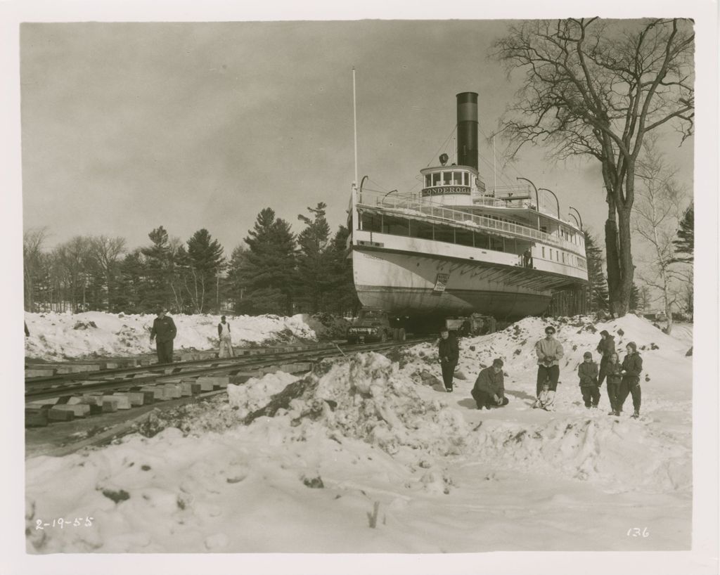 Miniature of Ticonderoga - Move to Shelburne Museum