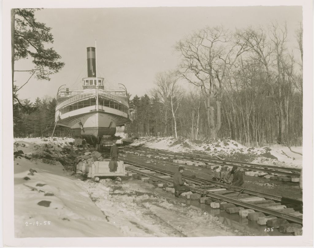 Miniature of Ticonderoga - Move to Shelburne Museum