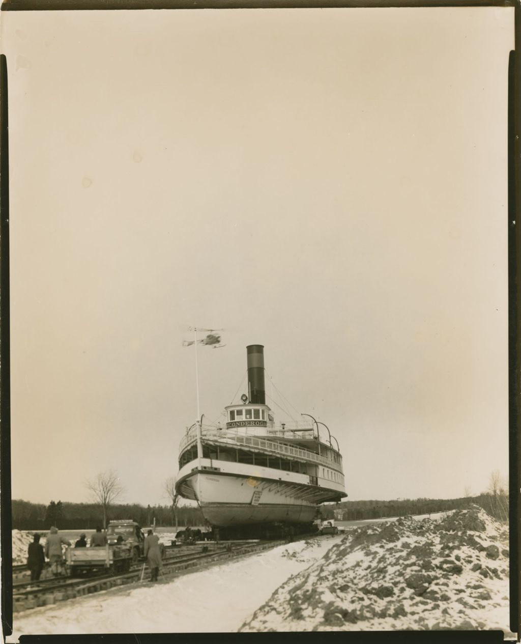 Miniature of Ticonderoga - Move to Shelburne Museum