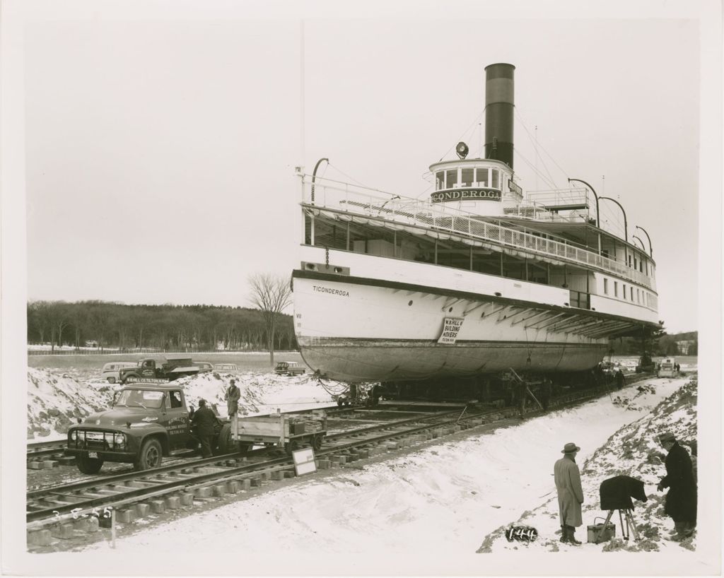 Miniature of Ticonderoga - Move to Shelburne Museum