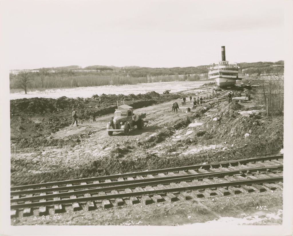 Miniature of Ticonderoga - Move to Shelburne Museum