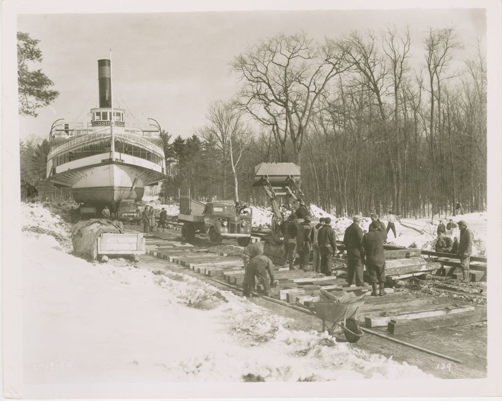 Miniature of Ticonderoga - Move to Shelburne Museum